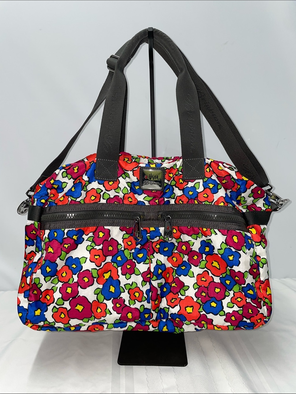 BRIGHTON W/ VERA FLORAL TRAVEL TOTE BAG FTL-06-056